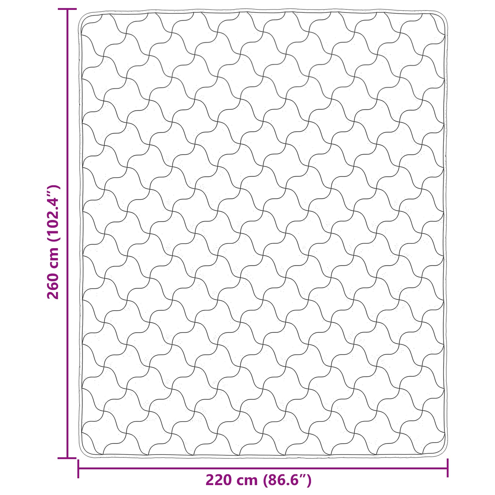 Sommerdecke Anthrazit 135 x 200 cm Mikrofaser und Teddy-Fleece