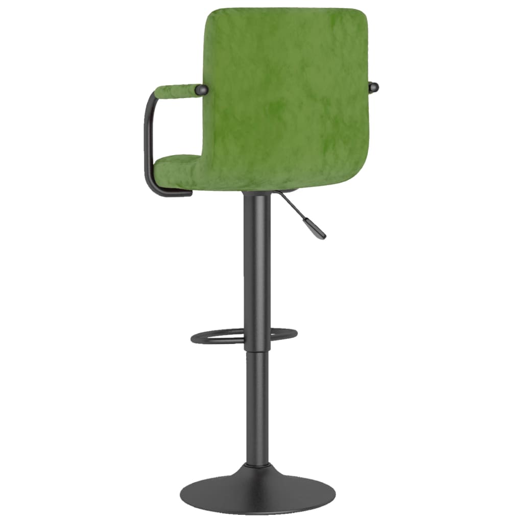 Barhocker 2 Stk. Blau Samt