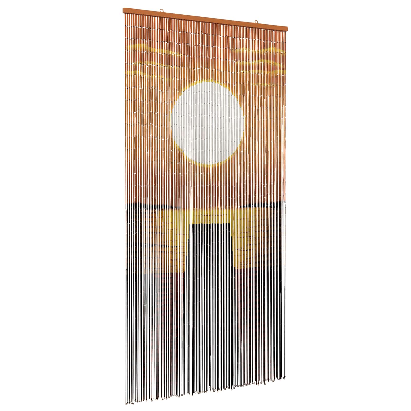 Insekten-Türvorhang Bambus Druck 90x220 cm Bambus