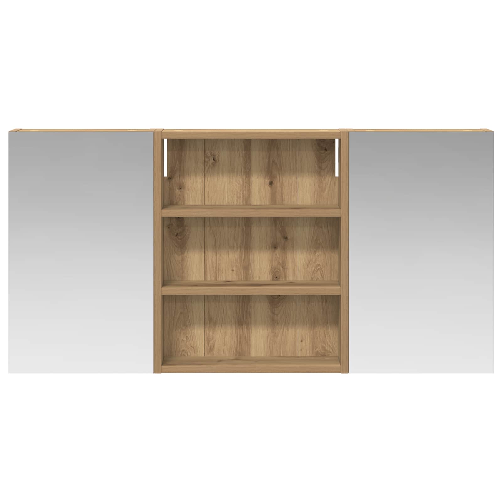 Badezimmerschrank-Set 3 pcs 80 x 10,5 x 50 cm Holzwerkstoff
