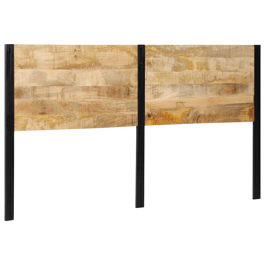 Kopfteil 100 cm Massivholz Mango und Eisen