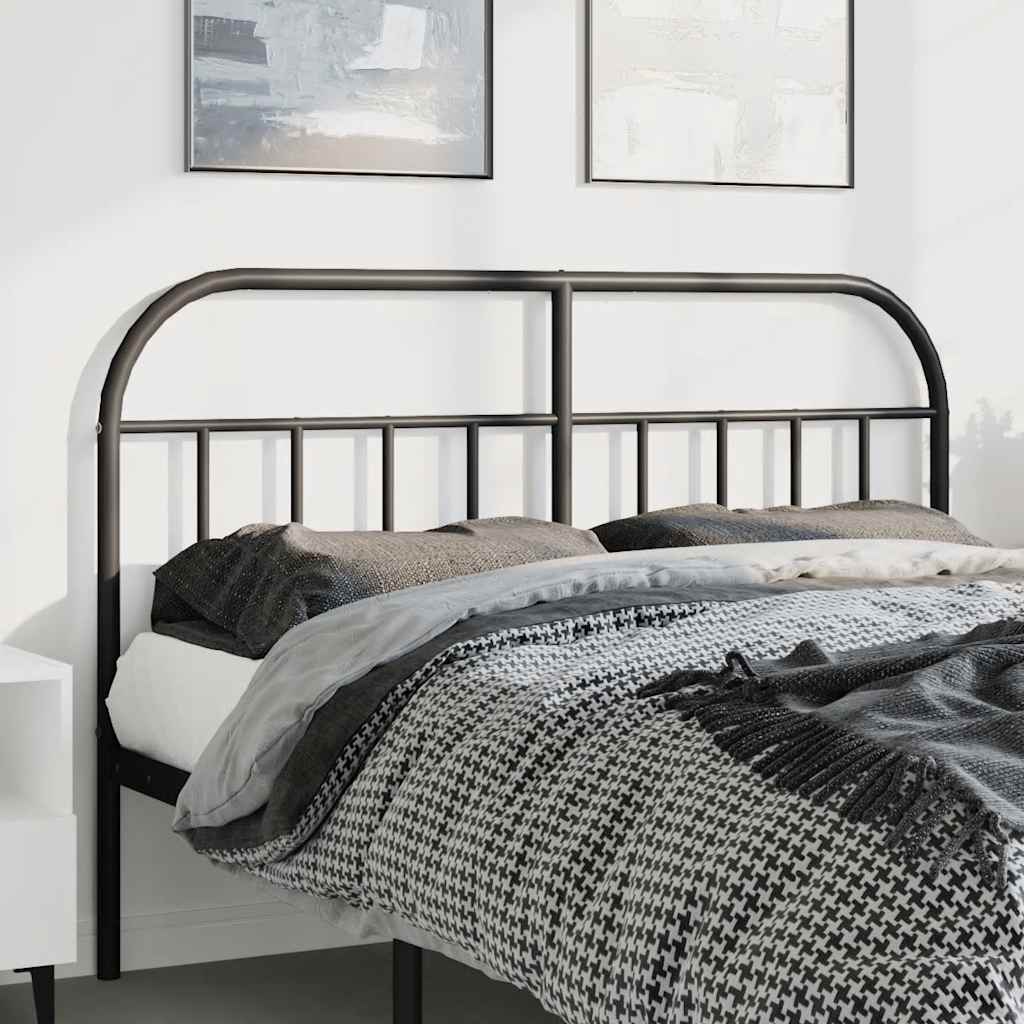 Ersatz-Kopfteil Metall Schwarz 75 cm