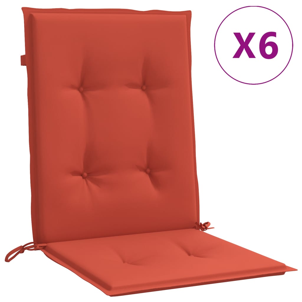 Niedriglehner-Auflagen 2 Stk Melange Anthrazit 100x50x7cm Stoff