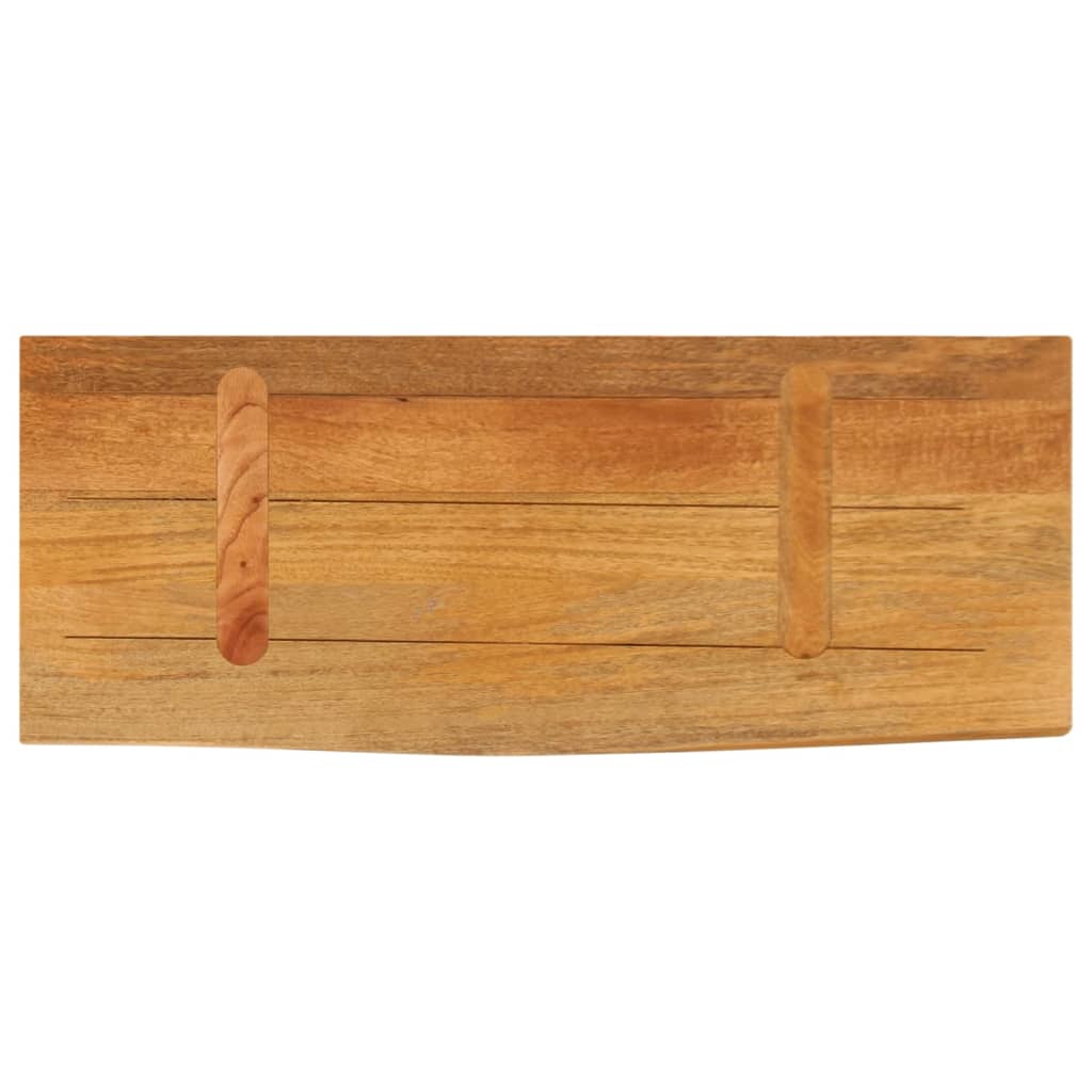 Wandregal 40x20x2,5 cm Rechteckig Massivholz Akazie Baumkante