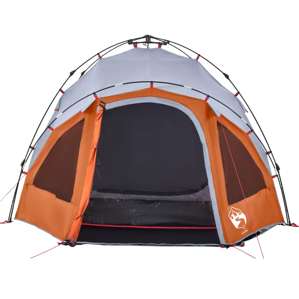 Kuppel-Campingzelt 3 Personen Grün Quick Release