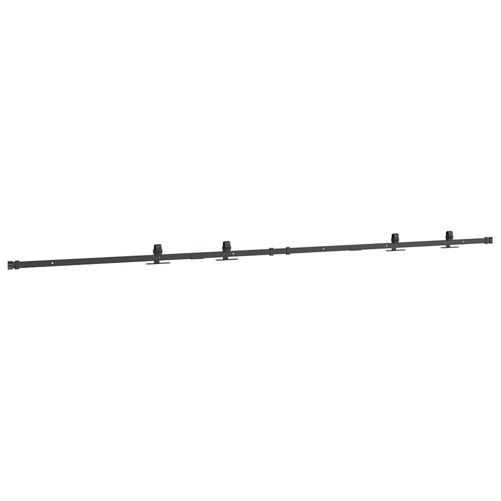 Schiebetürbeschlag Set für Schranktüren 91 cm Karbonstahl