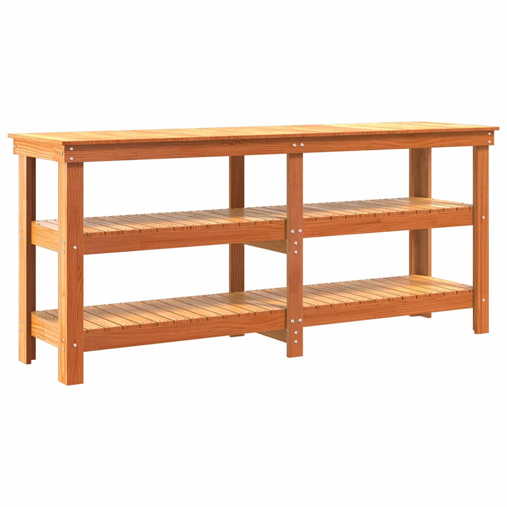 Werkbank 78,5x50x80 cm Massivholz Kiefer