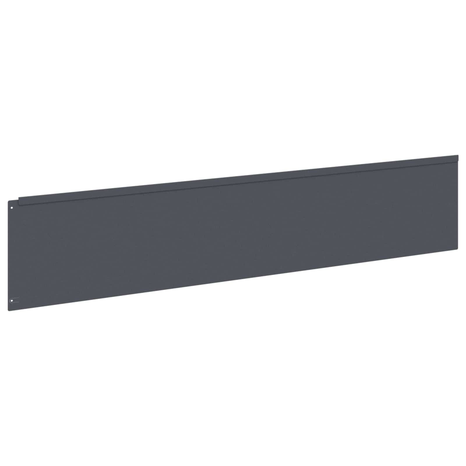Raseneinfassung 10 pcs 100 x 12 cm Stahl Anthrazit