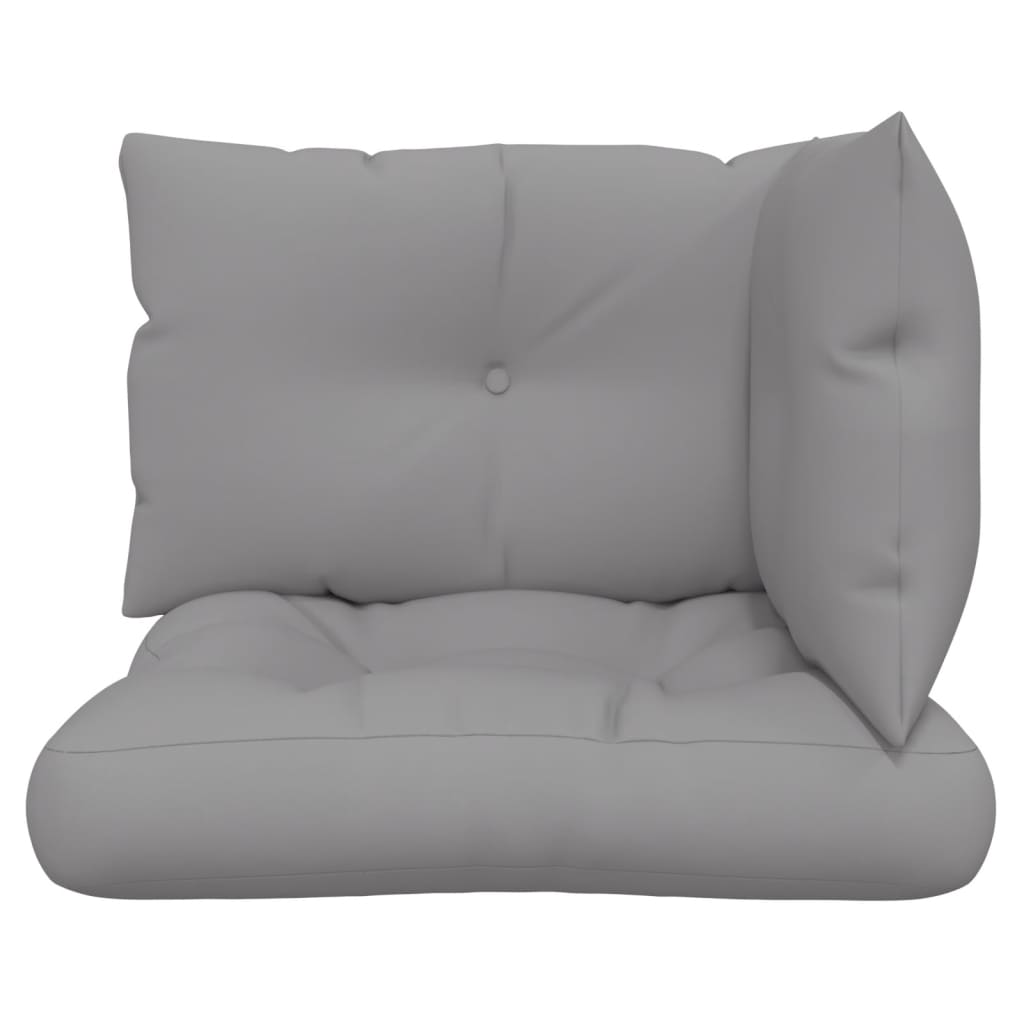 Palettenkissen Taupe 60x61,5x10 cm Stoff