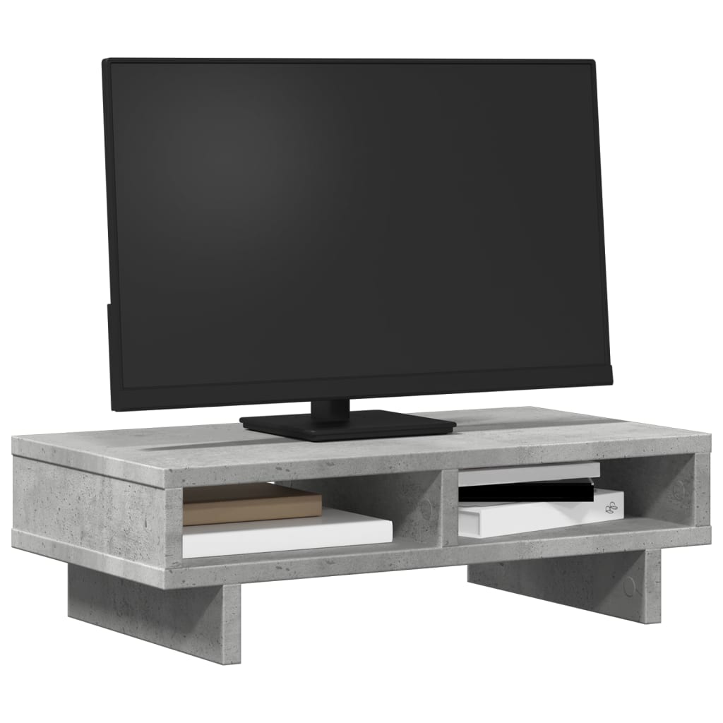 Monitor Halterung Schwarz 100 x 27 x 15 cm Holzwerkstoff