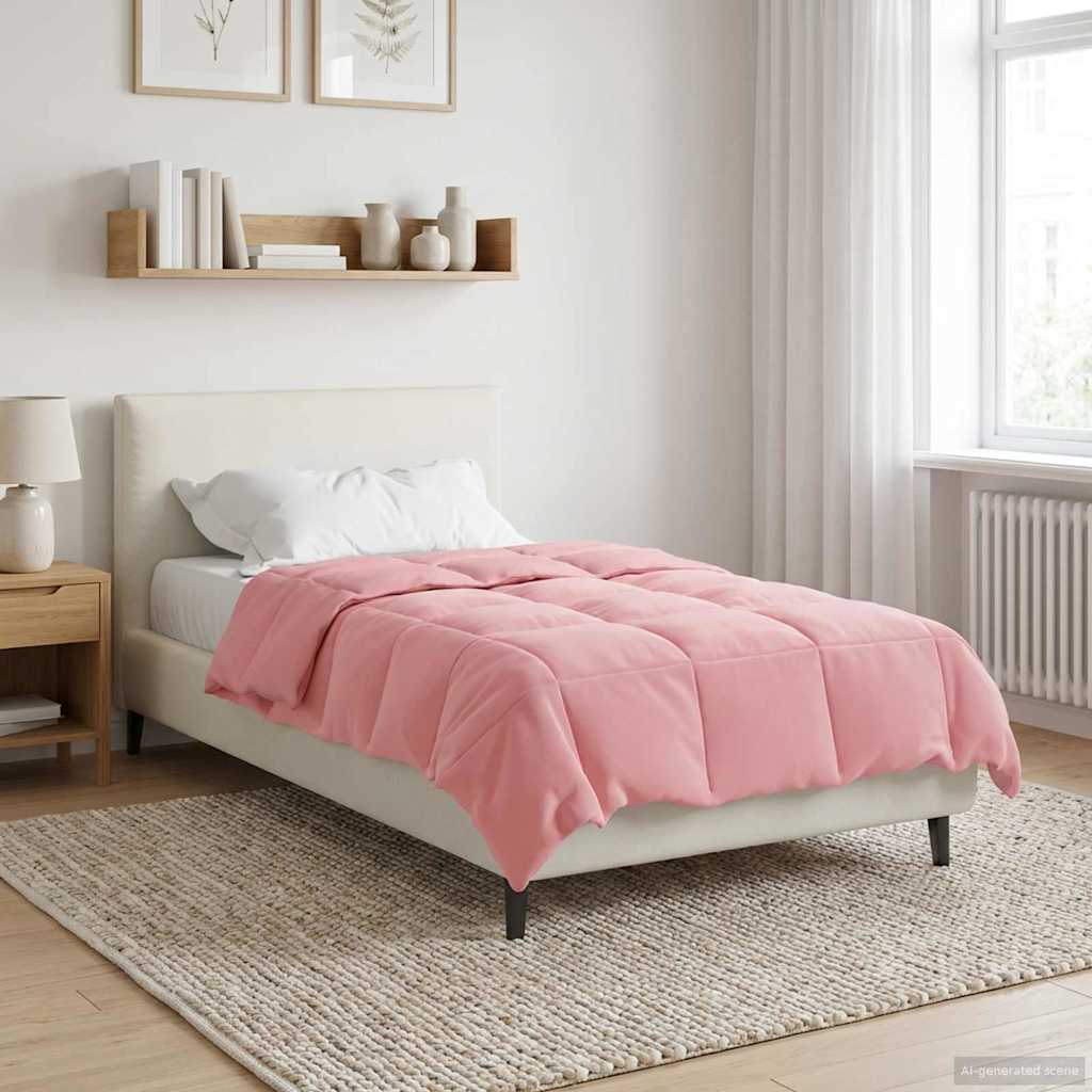 Winterbettdecke Gepolstert Anthrazit 240 x 260 cm Mikrofaser