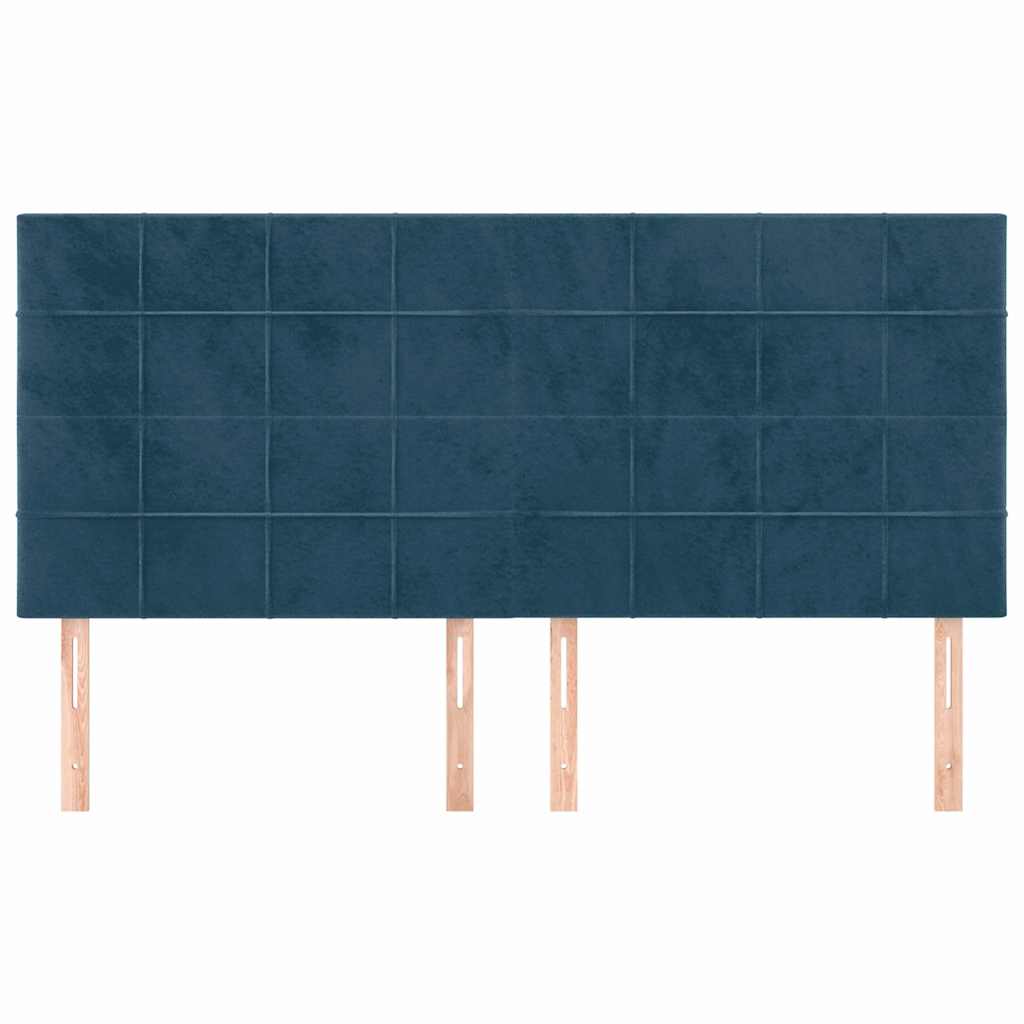 Kopfteil Hellgrau 80x5x118/128 cm Samt