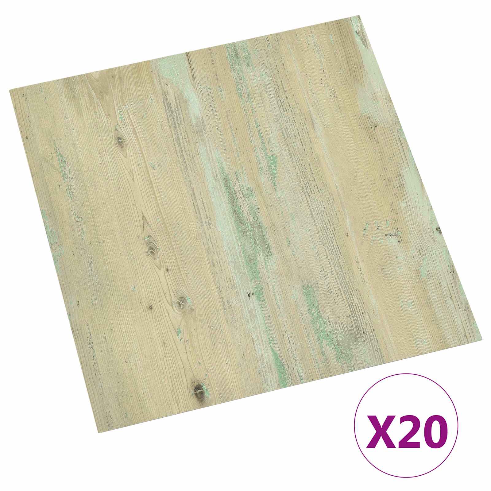Selbstklebende Bodenplanken 30,5 x 30,5 cm 20 pcs PVC Betongrau