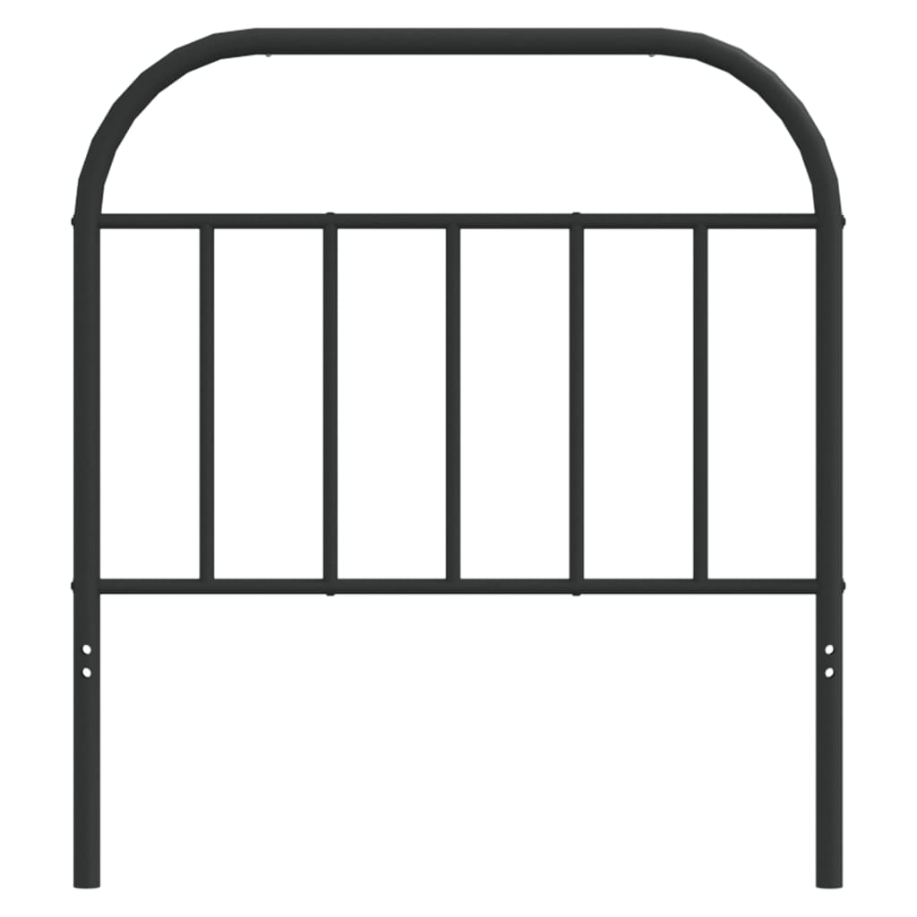 Ersatz-Kopfteil Metall Schwarz 75 cm