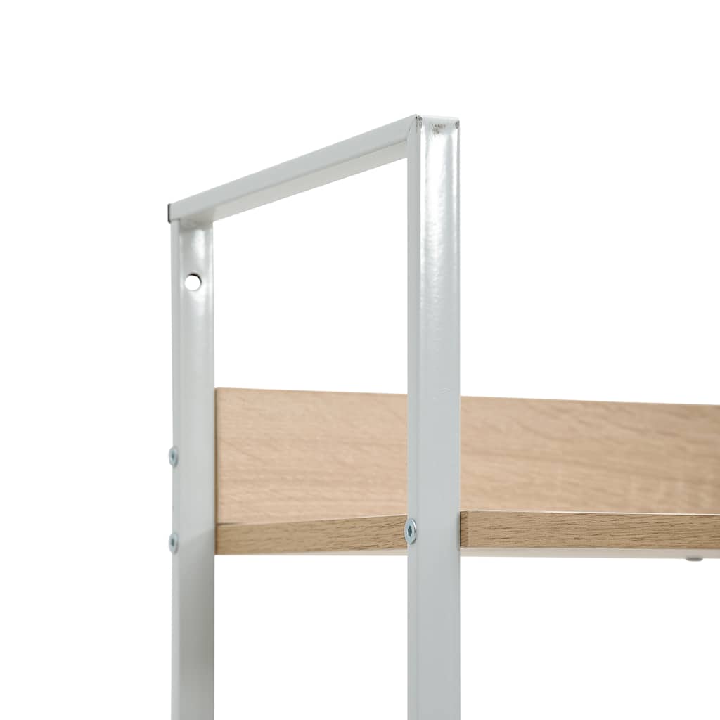 Bücherregal 3 Regalböden Schwarz 60×27,6×90,5 cm Holzwerkstoff