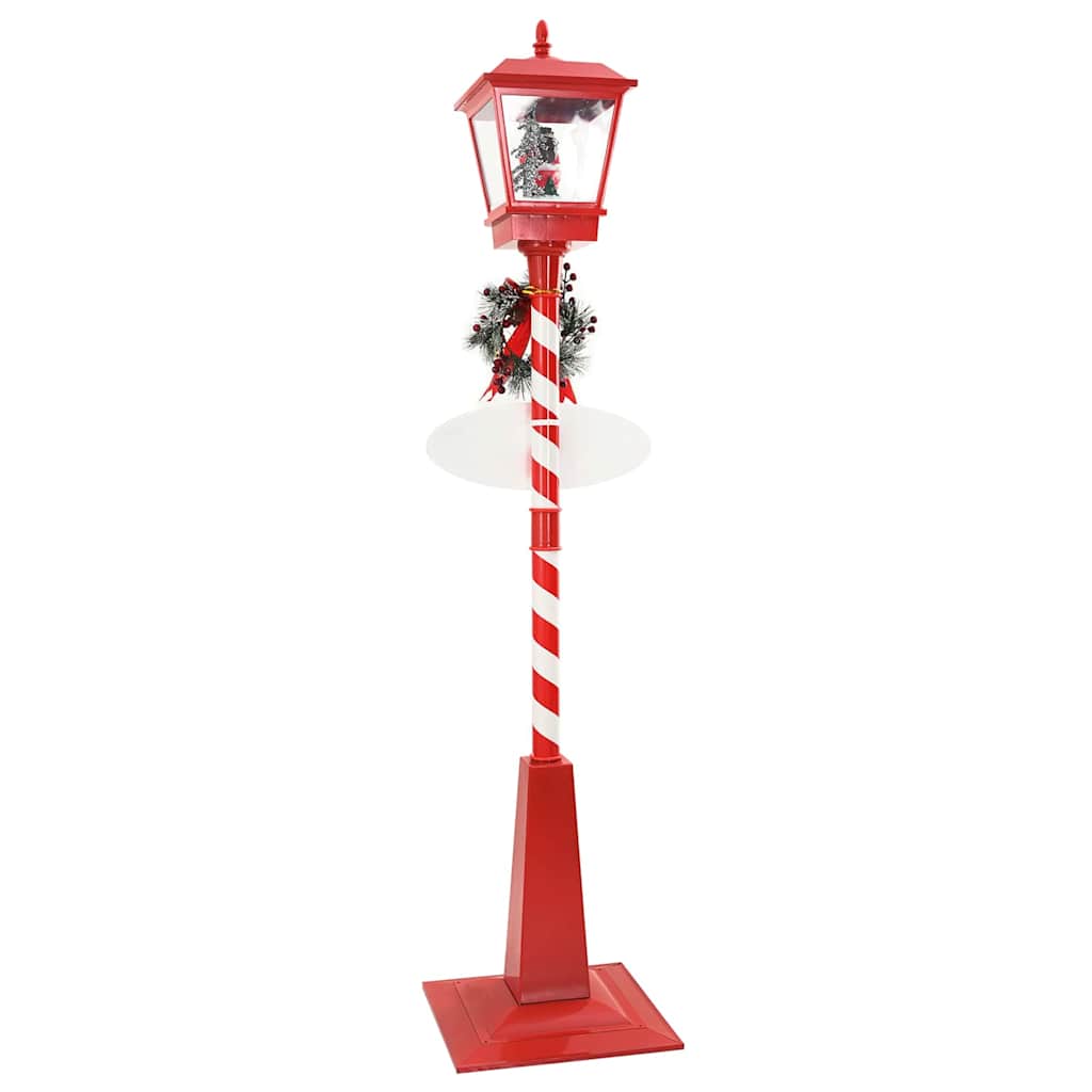 Weihnachts-Straßenlampe mit Weihnachtsmann 180 cm LED