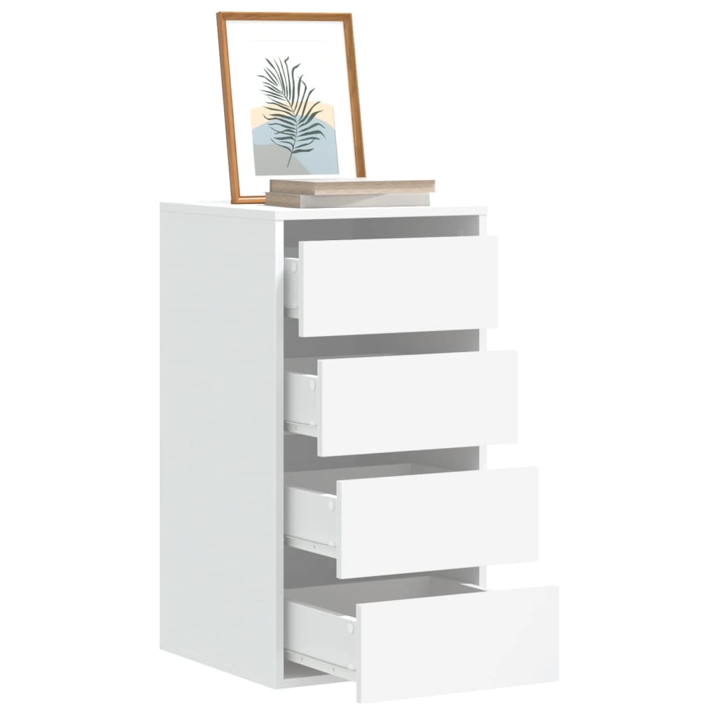 Schubladenschrank Schwarz Eichen-Optik 41 x 40 x 58 cm
