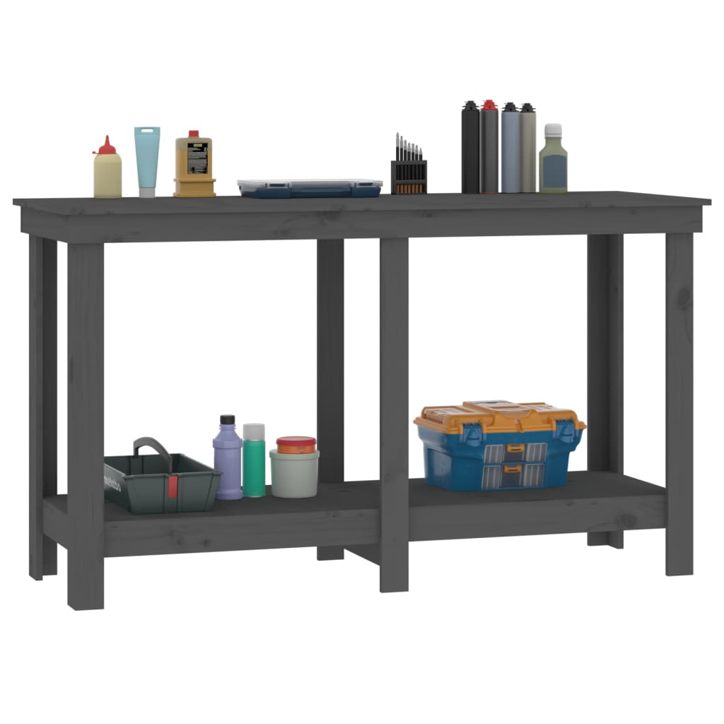 Werkbank 80x50x80 cm Massivholz Kiefer