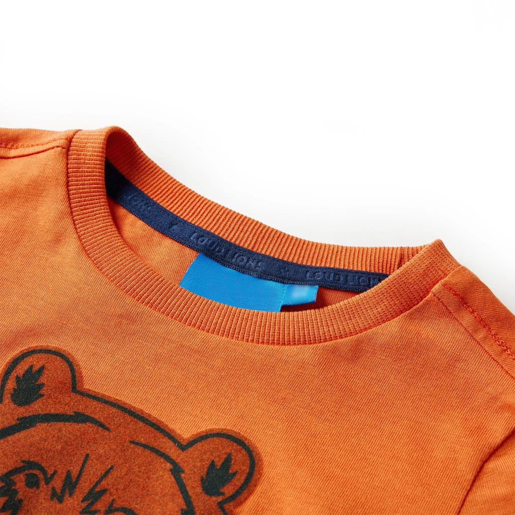 Kinder-Langarmshirt Marineblau 92