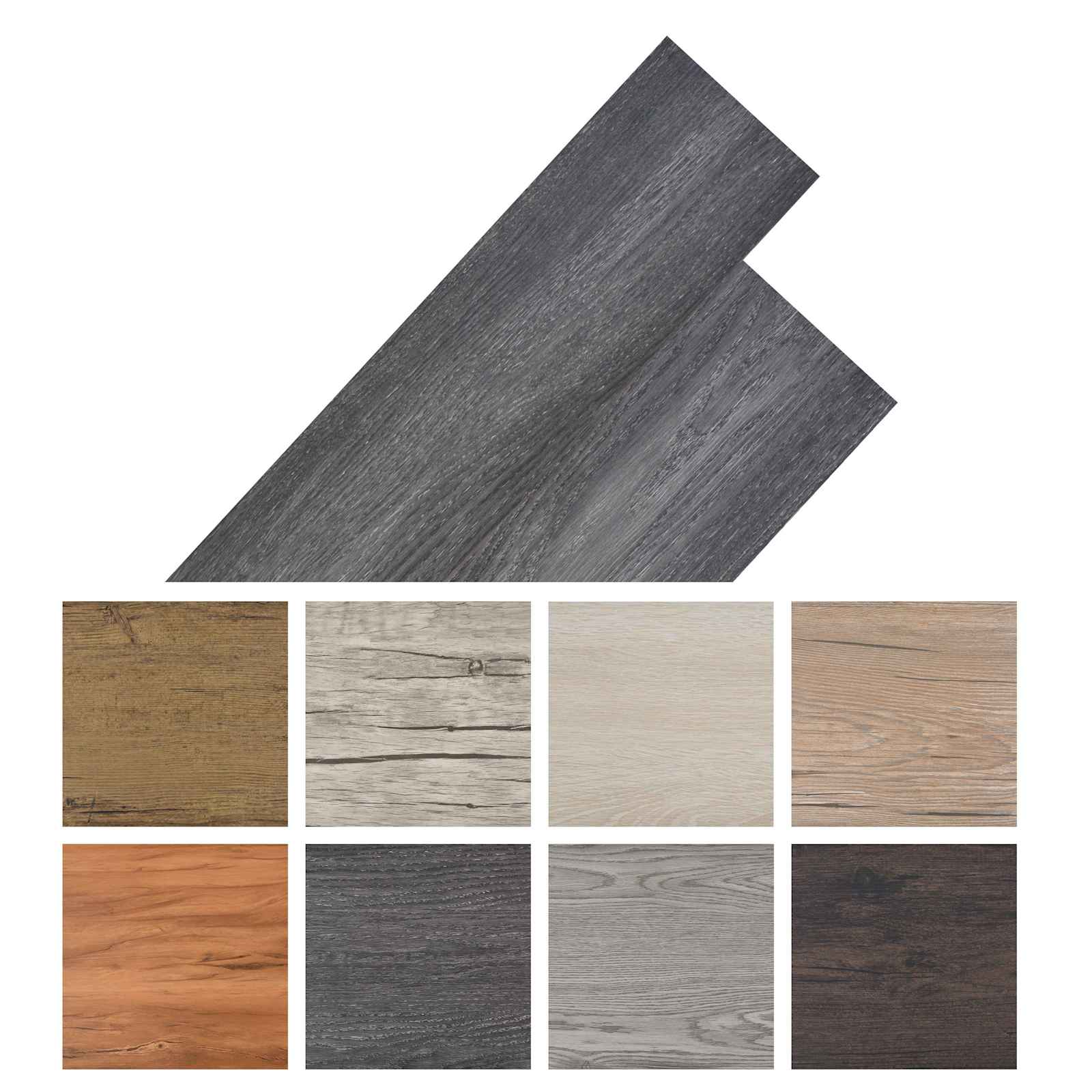 Selbstklebende PVC-Bodenplanken 30,5 x 61 cm 28 pcs PVC