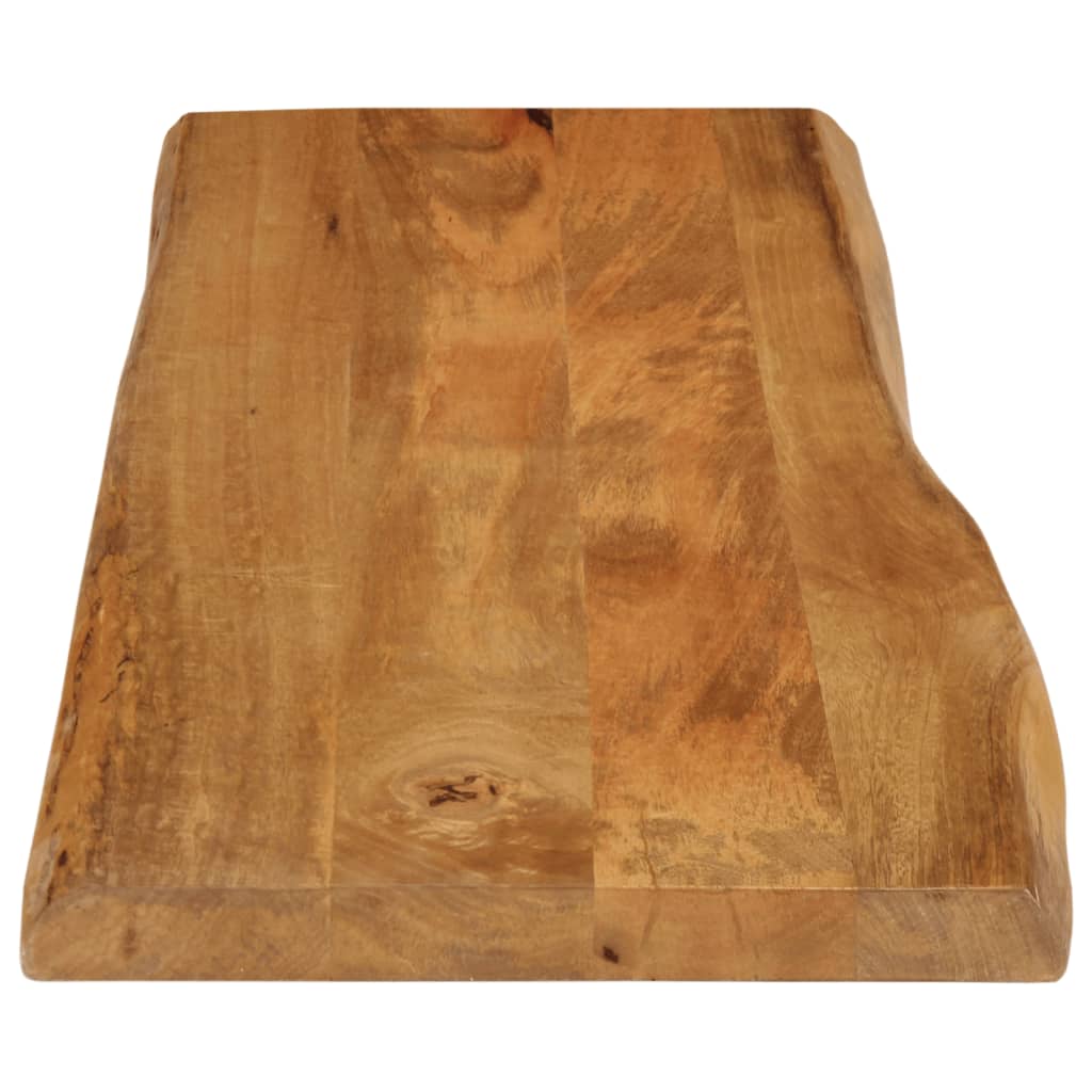 Tischplatte 40x40x2,5 cm Rechteckig Massivholz Akazie Baumkante