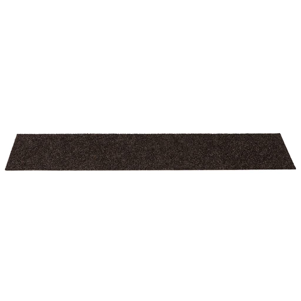 Stufenmatten Selbstklebend 15 Stk. 60x25 cm Hellbraun Rechteckig
