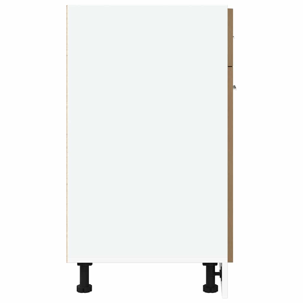 Unterschrank Lyon Weiß 60x46x81,5 cm Holzwerkstoff