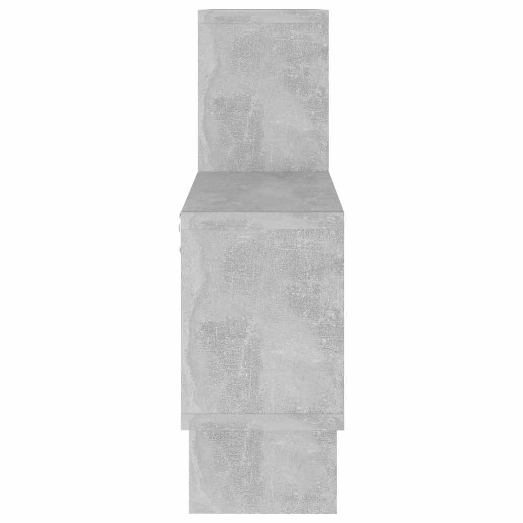 Wandregal in Autoform Weiß 82x15x51 cm Holzwerkstoff