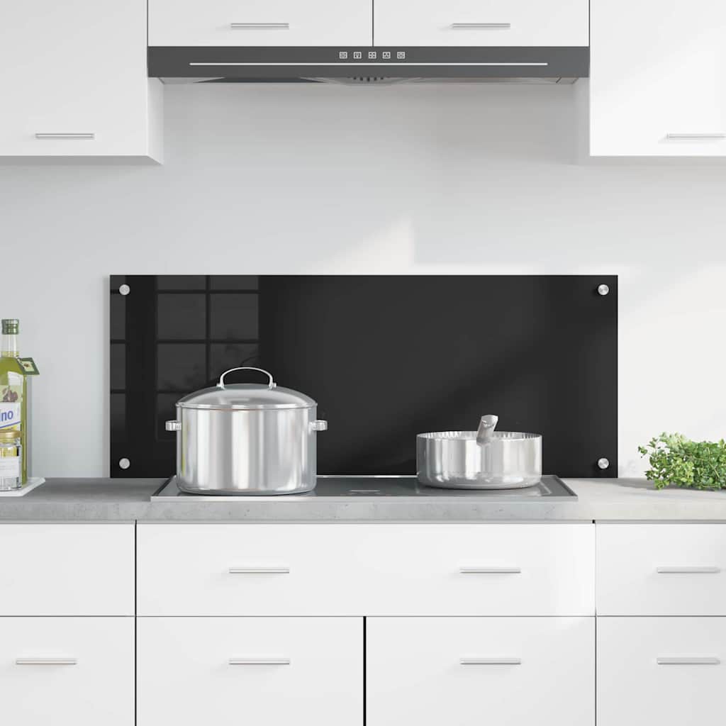 Küchenrückwand 2 pcs Weiß 70 x 40 cm Gehärtetes Glas
