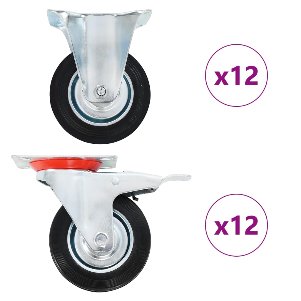 Rollen 4 Stk. 100 mm
