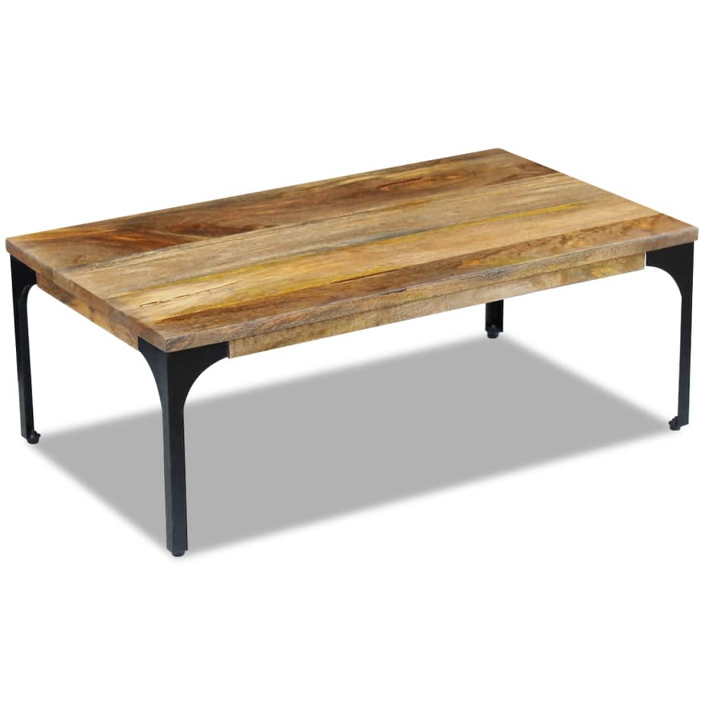 Couchtisch 100x55x35 cm Massivholz Mango