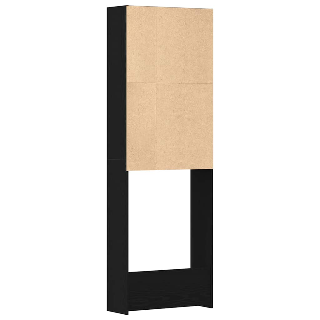 Waschmaschinenschrank Weiß 64x24x190 cm