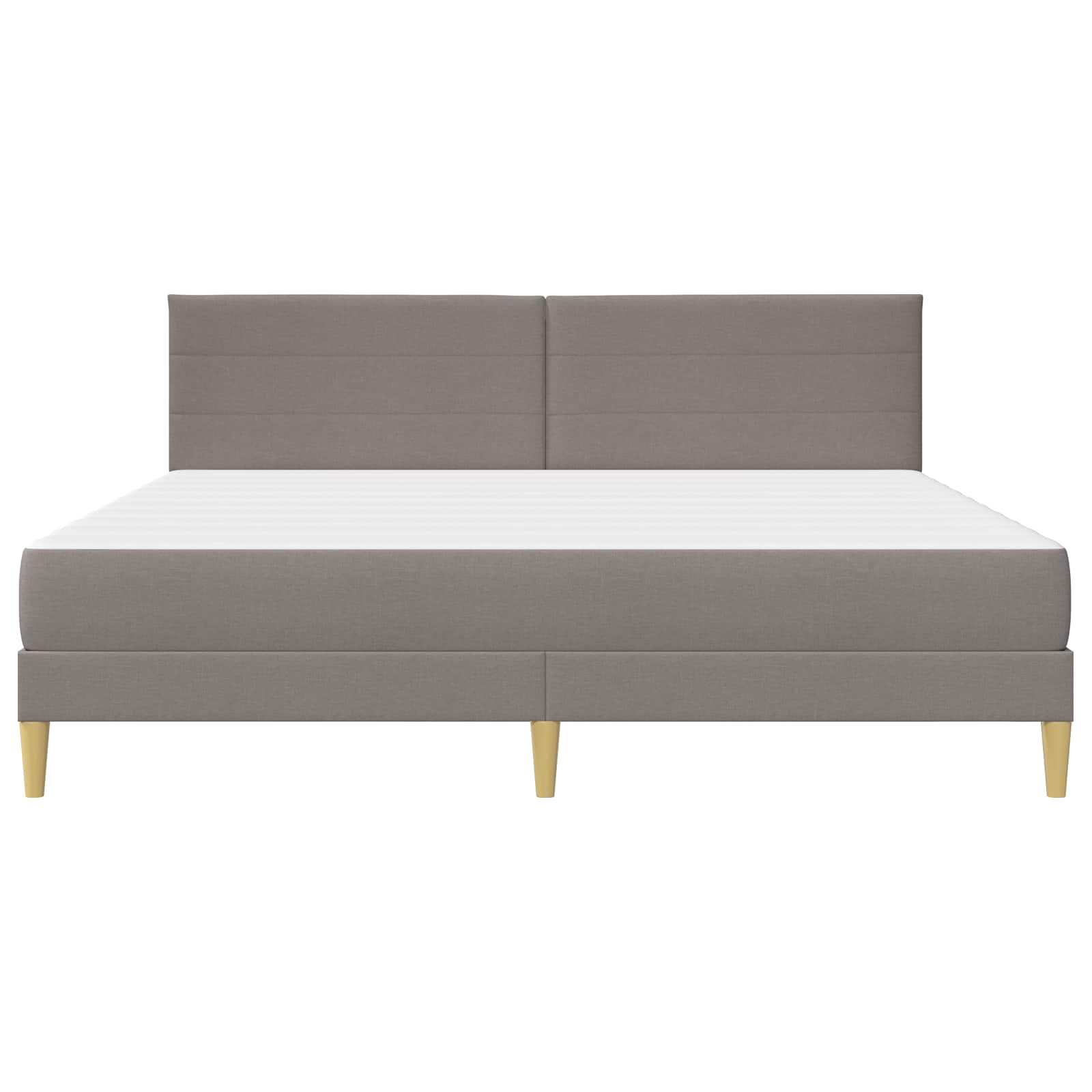 Bettrahmen Hellgrau 80 x 200 cm Polyester