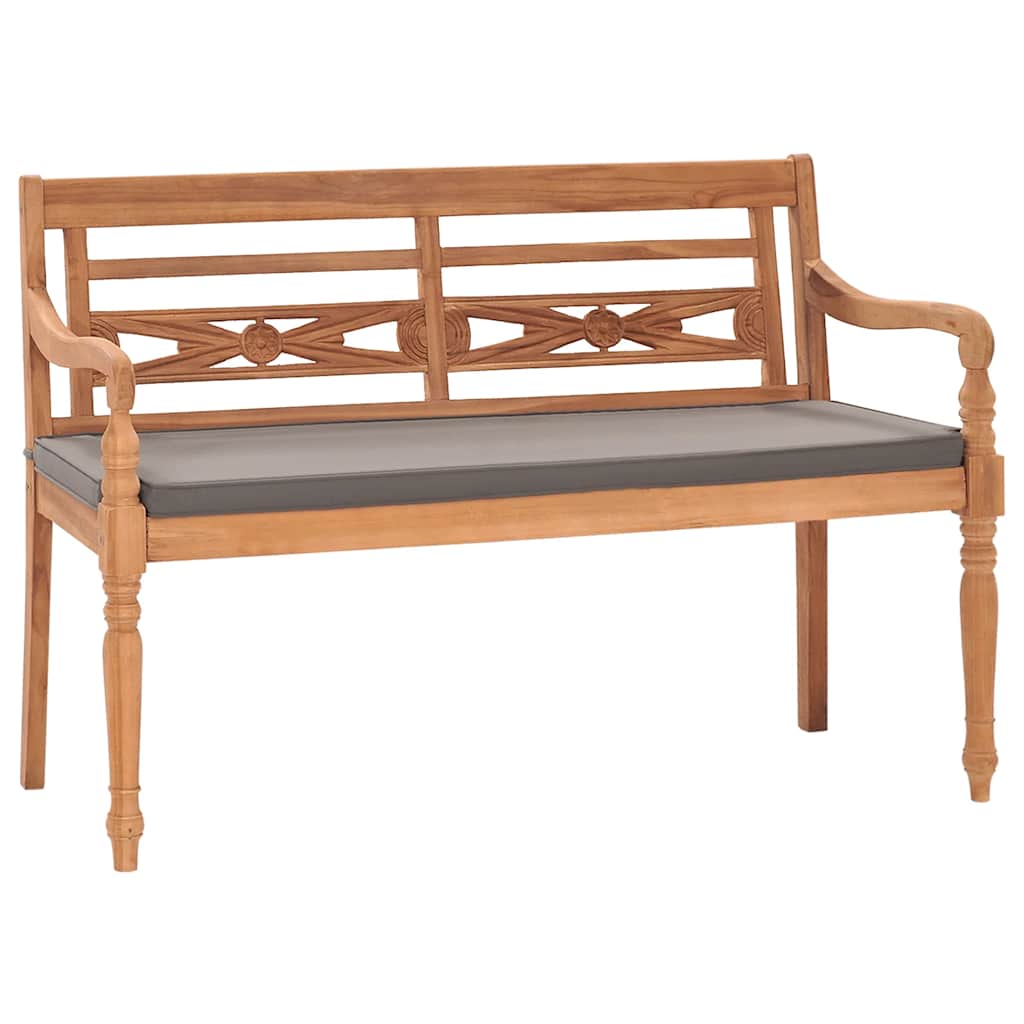 Batavia-Sitzbank 150 cm Massivholz Teak