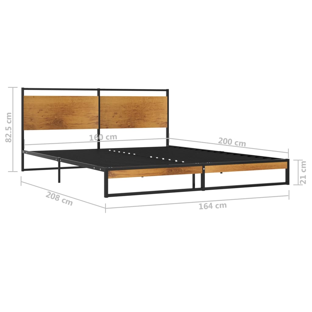 Bettgestell Metall 90x200 cm