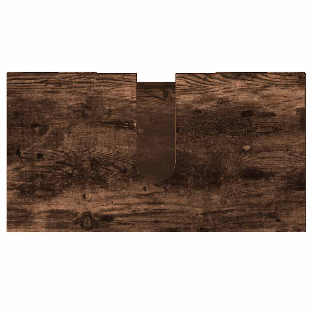 Badezimmerschrank Weiß 60x32x53,5 cm Holzwerkstoff