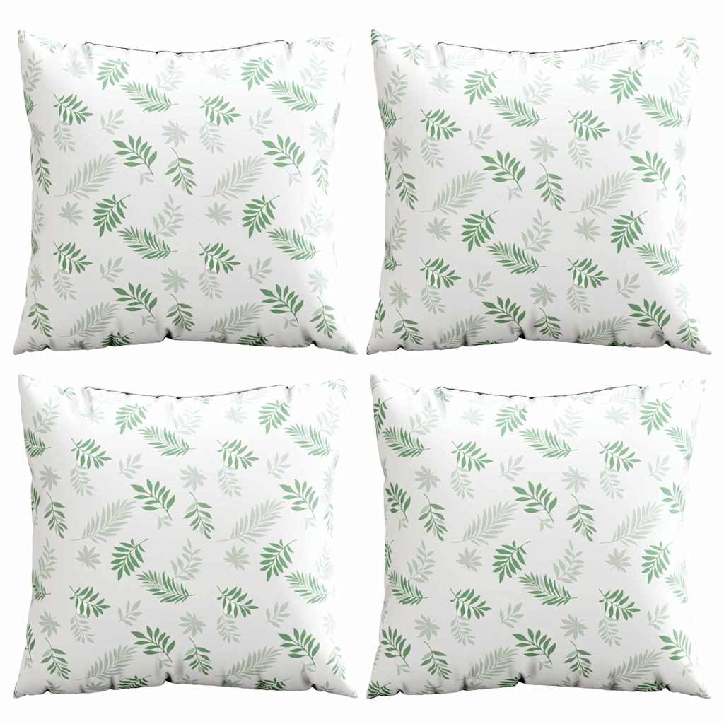 Zierkissen 4 Stk. Creme 60x60 cm Stoff
