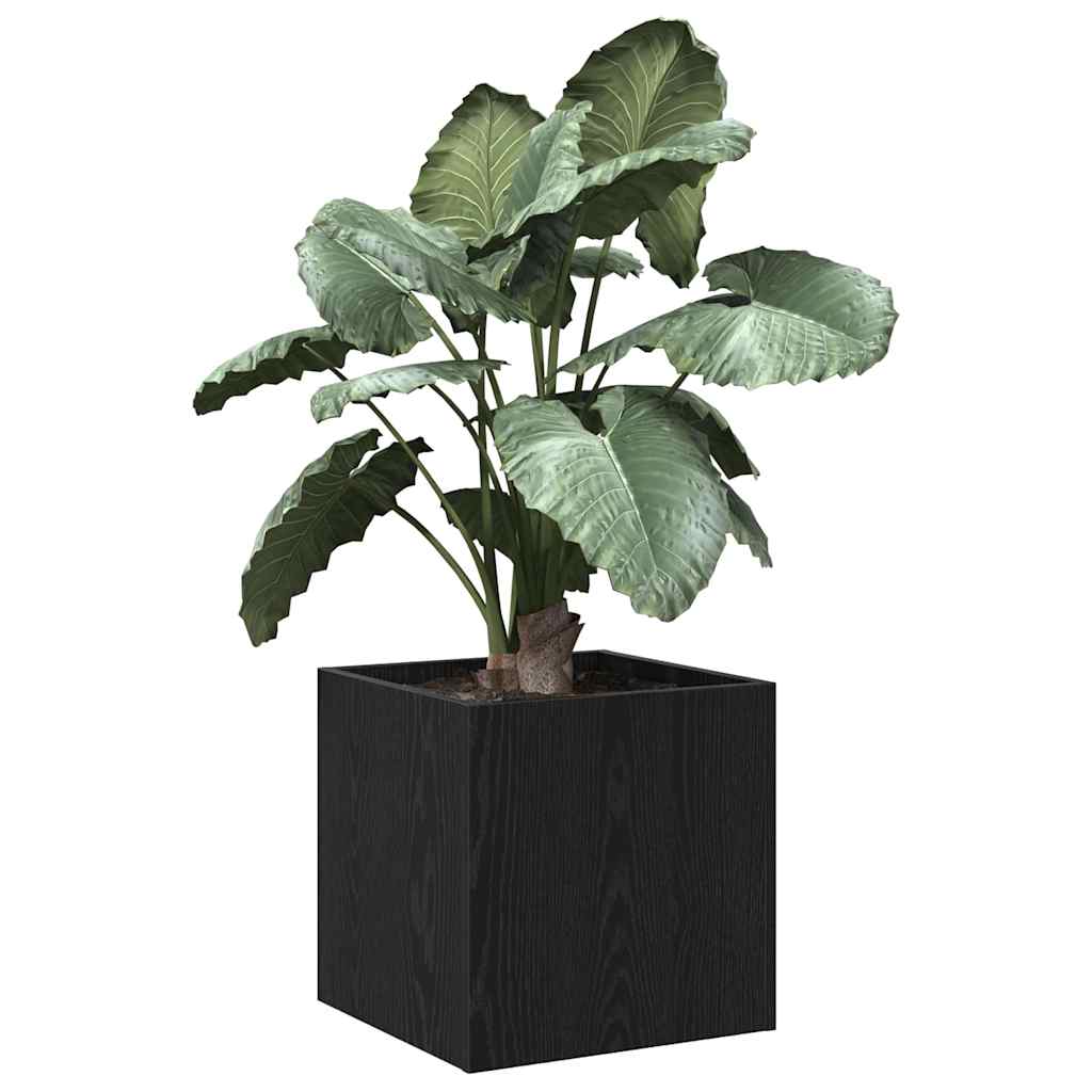 Pflanzgefäß Weiß 40x40x40 cm Holzwerkstoff