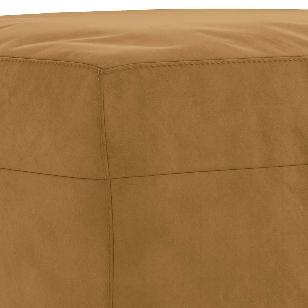 Fußhocker Hellgrau 60x50x41 cm Samt