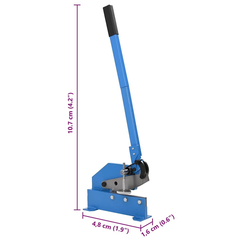 Hebelschere 125 mm Blau