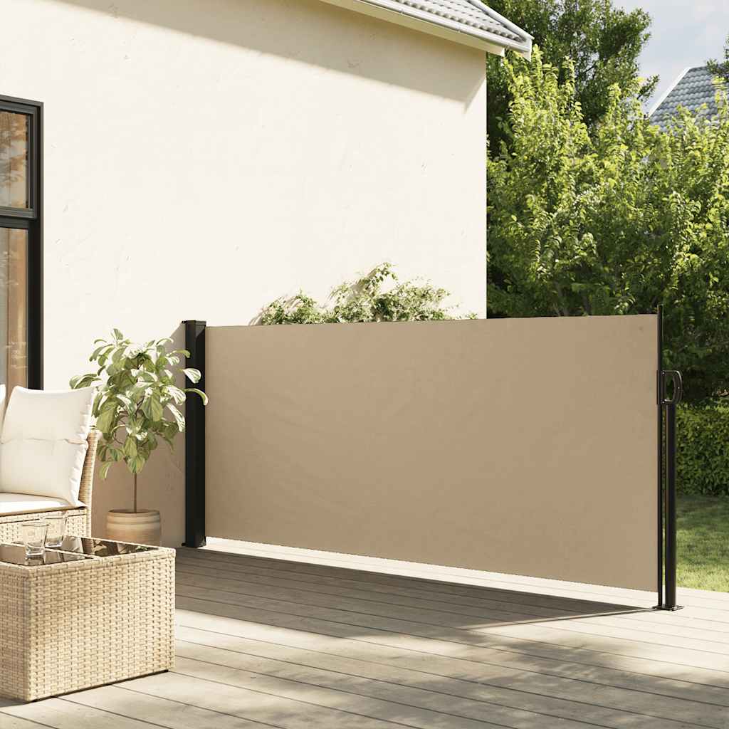Seitenmarkise Ausziehbar Schwarz 100x300 cm