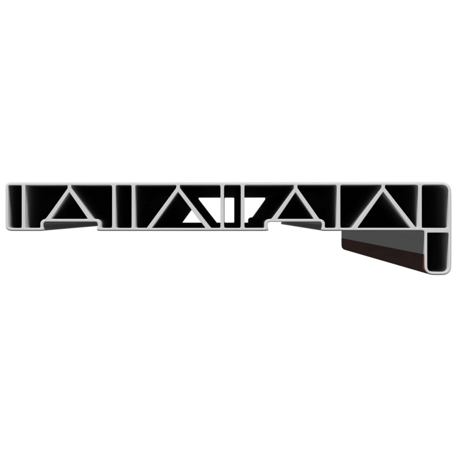 Fensterbank Weiß 60 x 10 x 4,5 cm PVC
