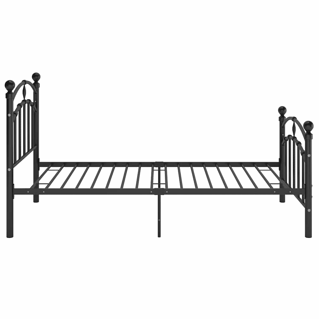 Bettgestell Grau Metall 90x200 cm