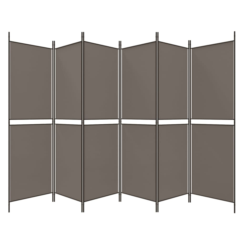 3-teiliger Raumteiler Beige 150 x 180 cm Stoff