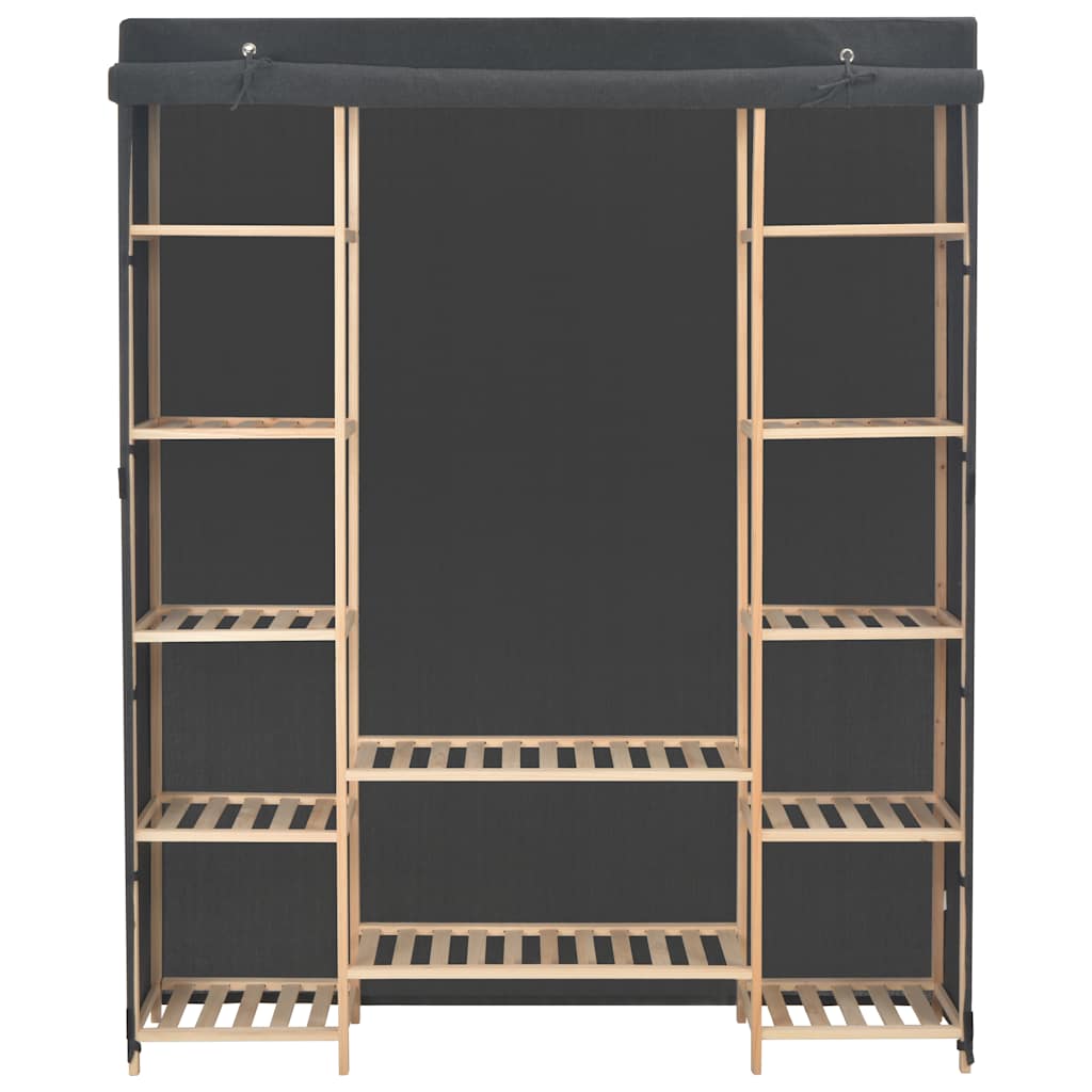 Kleiderschrank Weiß 135 x 40 x 170 cm Stoff