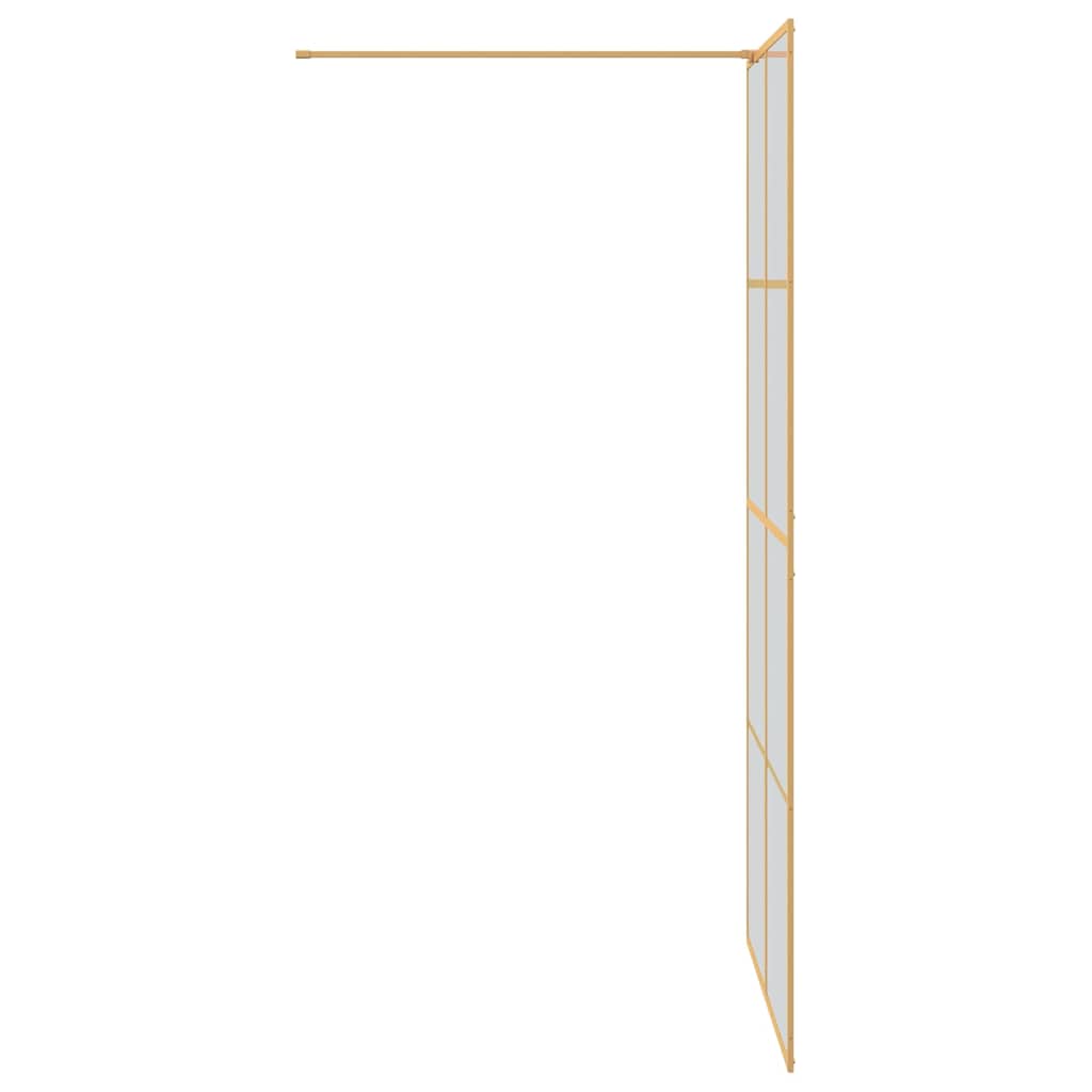 Duschwand für Begehbare Dusche mit Klarem ESG Glas 80x195 cm