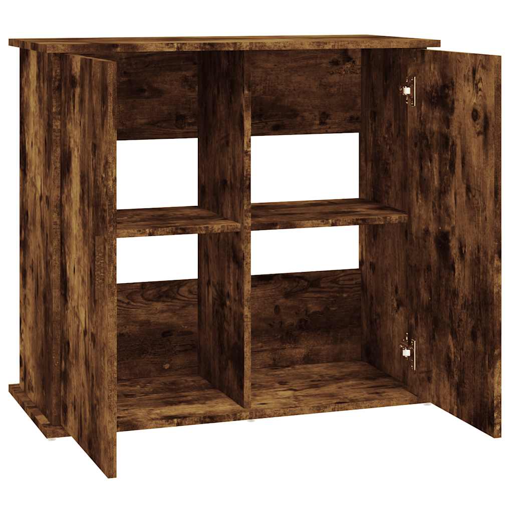 Aquariumständer Weiß 81x36x73 cm Holzwerkstoff