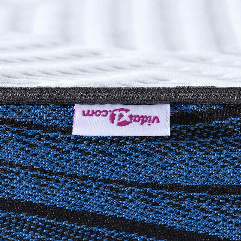 Matratzenauflage Weiß 70 x 200 cm Jacquard-Stoff