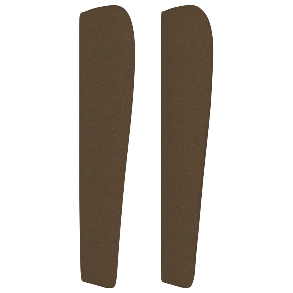 Kopfteil mit Ohren Dunkelgrau 83x23x78/88 cm Stoff