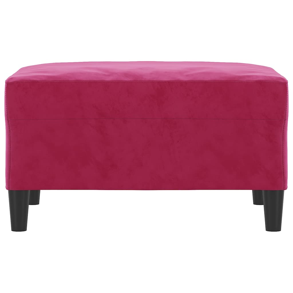 Fußhocker Hellgrau 60x50x41 cm Samt